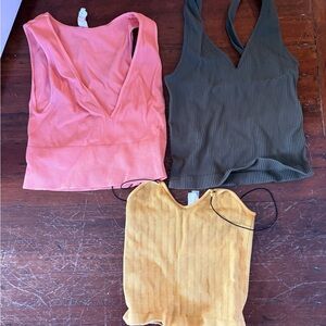 Lot of 3 Women’s Crop Tops Size One Size Nikibiki